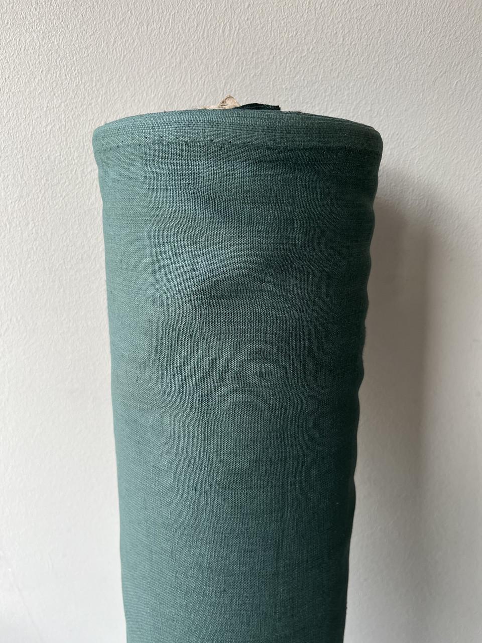 Тканина LINEN PLUS лляна 143 см 547 Зелений - фото 6