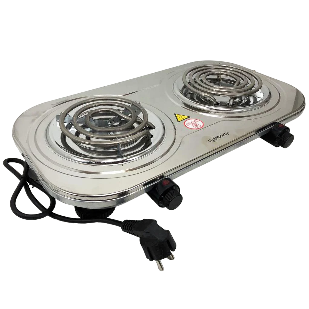 Электроплита Rainberg RB-008 3500 Вт 2 конфорки (ws87418)