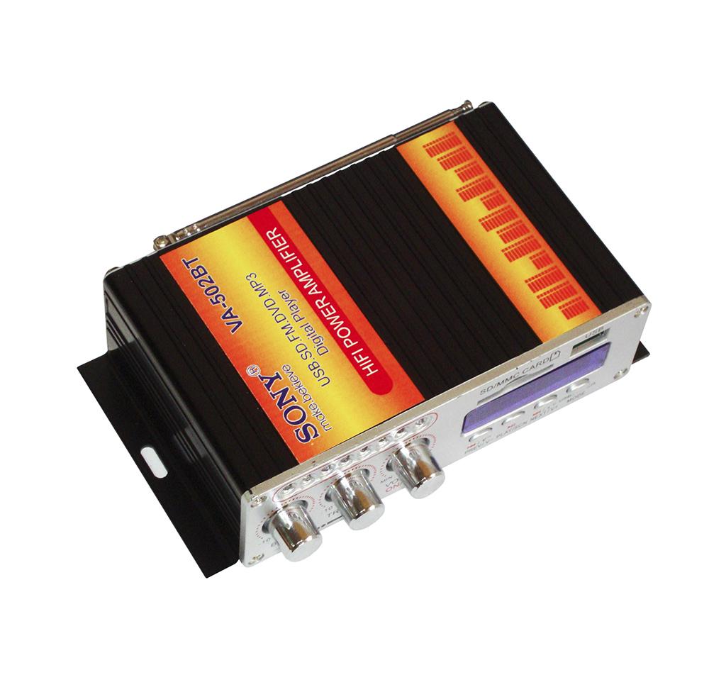 Підсилювач звуку UKC VA-502BT в авто (30502) - фото 4 Підсилювач звуку UKC VA-502BT в авто (30502) - фото 4