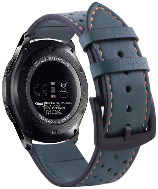 Ремешок кожаный Classico для Samsung Gear S3 Green (16884)
