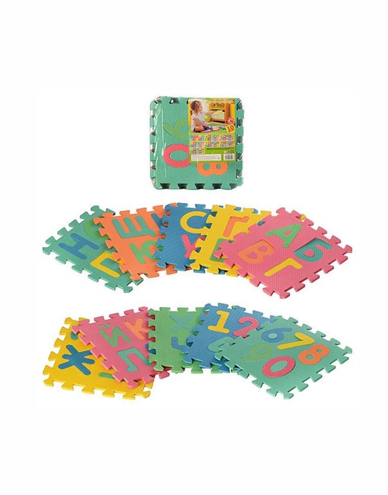 Коврик-пазл HOME Алфавит рус и цифры (M 2736) Коврик-пазл HOME Алфавит рус и цифры (M 2736)