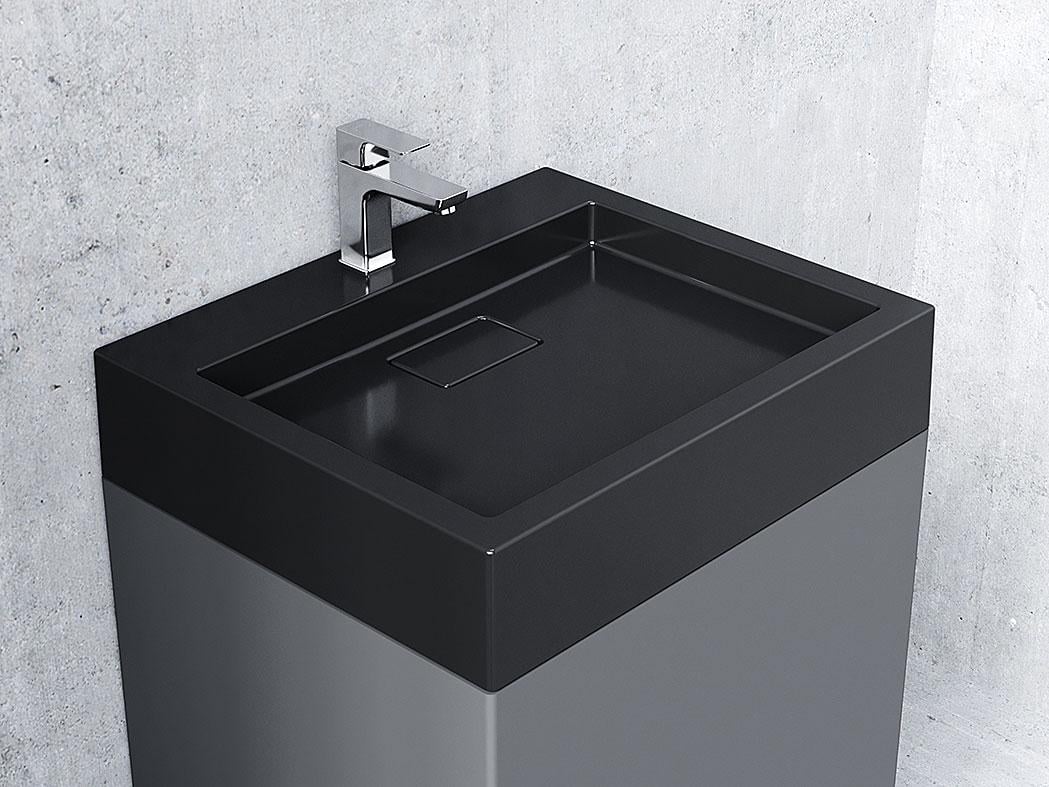 Умивальник на пральну машину Luxor Line Black (744) - фото 14