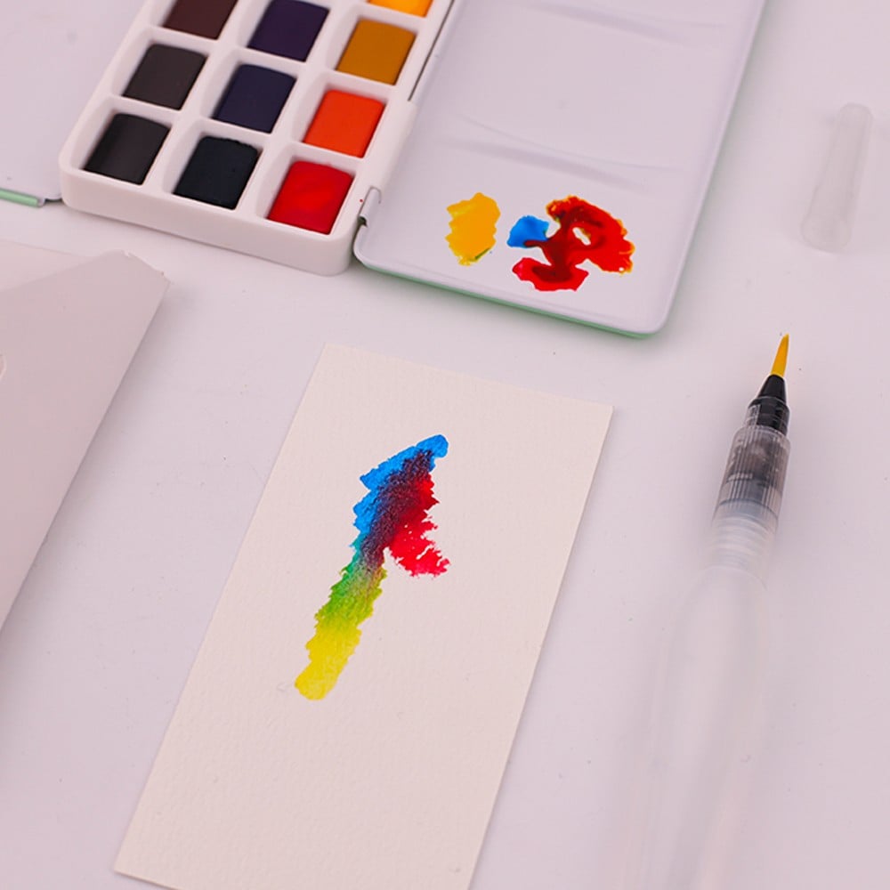 Акварельные краски MIYA professional 18 цветов мятный зеленый - фото 4 Акварельные краски MIYA professional 18 цветов мятный зеленый - фото 4