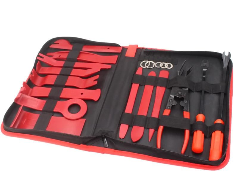 Набір знімачів для обшивки та плоскогубці для зняття кліпсів у сумці 19 пр. (28576876) - фото 4 Набір знімачів для обшивки та плоскогубці для зняття кліпсів у сумці 19 пр. (28576876) - фото 4