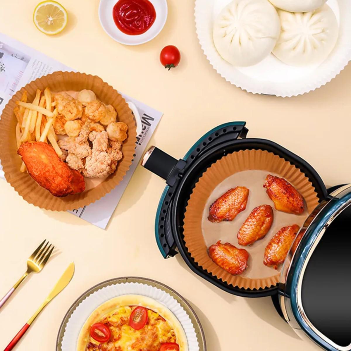 Форма пергаментна для аерогрилю та мультипечі Kraft 50 шт. 16х4,5 см (R32321) - фото 5 Форма пергаментна для аерогрилю та мультипечі Kraft 50 шт. 16х4,5 см (R32321) - фото 5