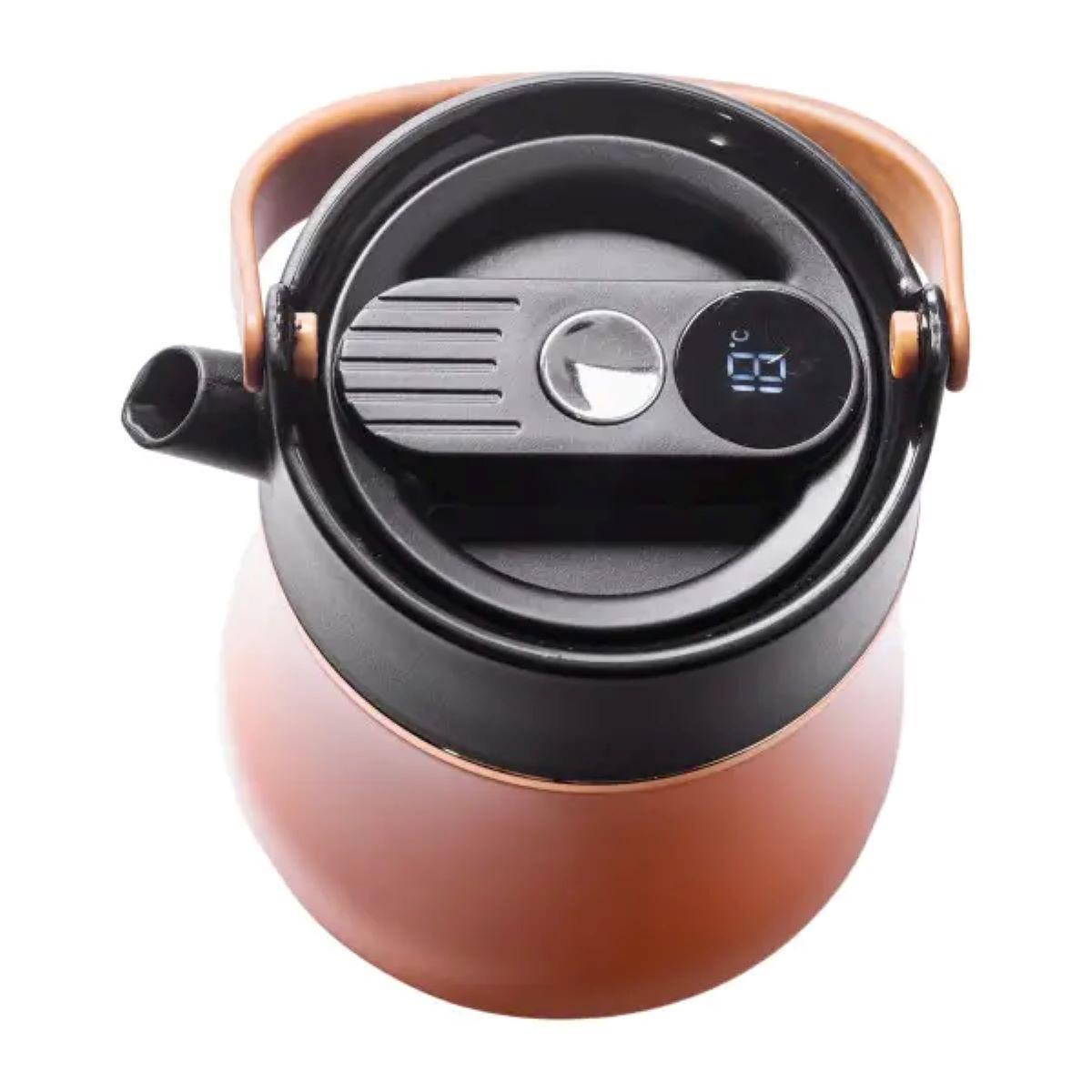 Чайник термос с датчиком температуры и вакуумной изоляцией HP-14-22O 700 мл Оранжевый (A-033288) - фото 5 Чайник термос с датчиком температуры и вакуумной изоляцией HP-14-22O 700 мл Оранжевый (A-033288) - фото 5