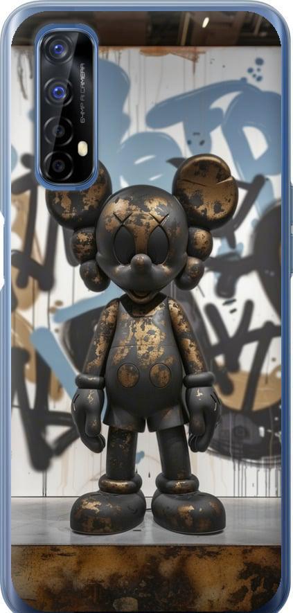Чехол на Realme 7 Bronze kaws v2 (6098t-2081-42517)