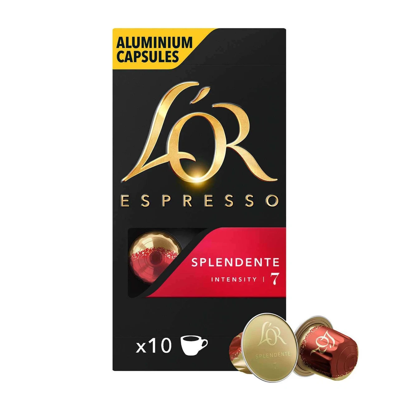 Капсулы Nespresso L'OR Spledente иллюминий 10 шт. (3025198922)