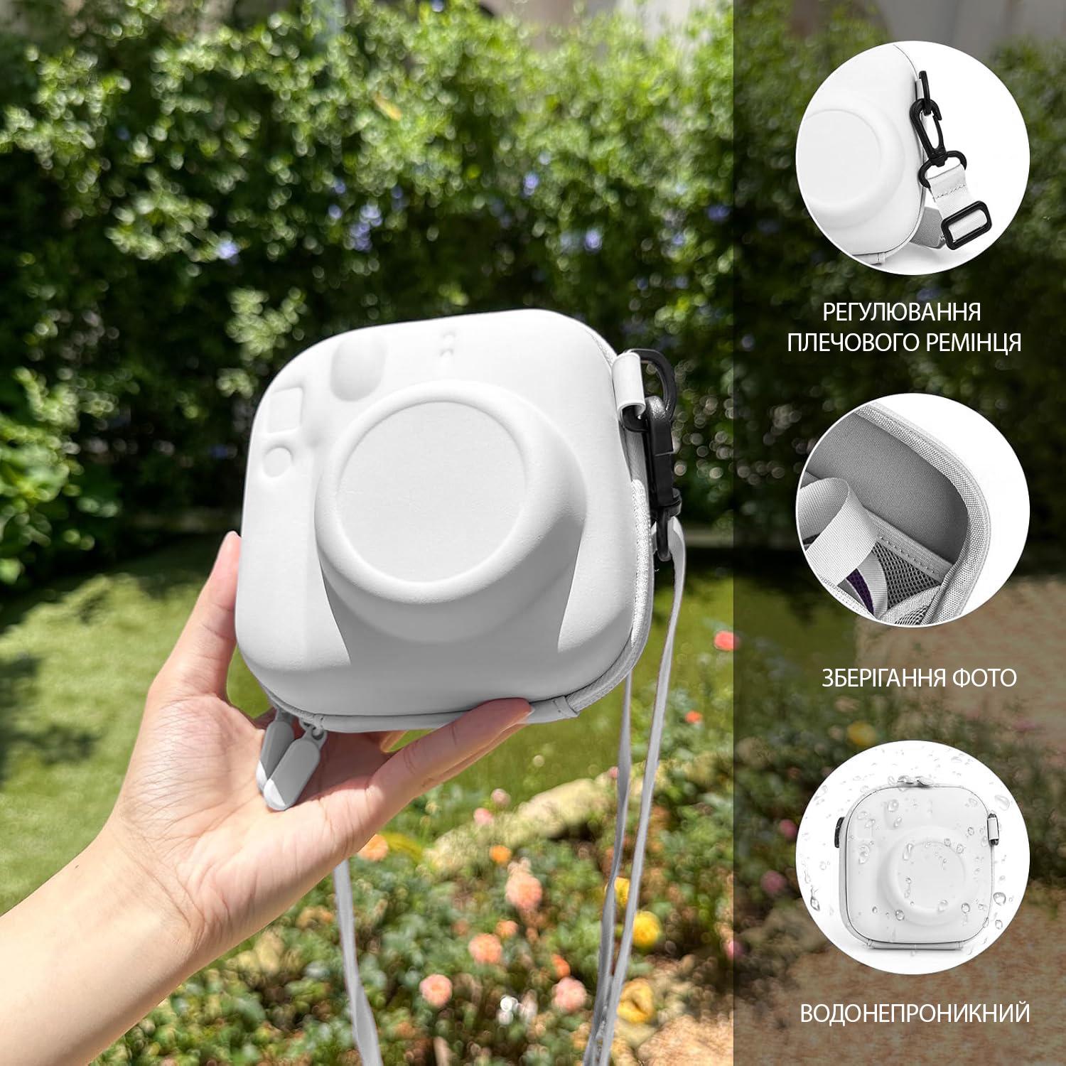 Чохол Fujifilm для Instax Mini 12/11/99/7+/40/Evo White - фото 3 Чохол Fujifilm для Instax Mini 12/11/99/7+/40/Evo White - фото 3