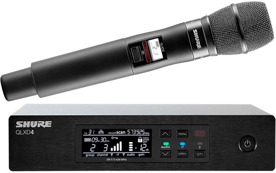 Радіосистема вокальна SHURE QLXD4 KSM9 (0072)