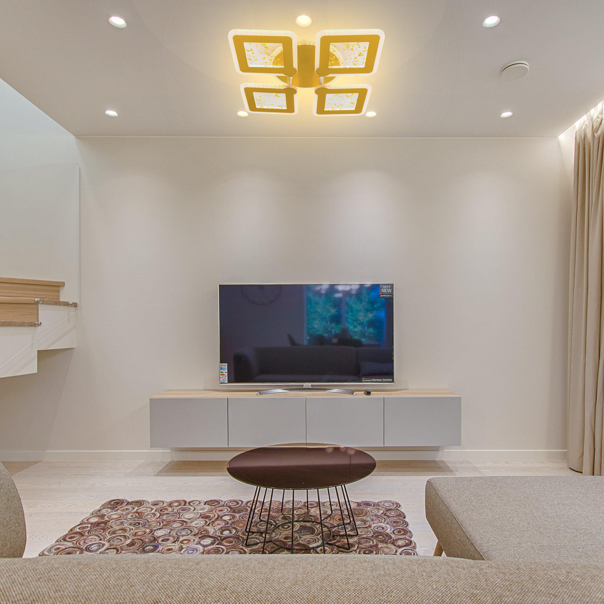 Люстра светодиодная с пультом Valeso V K39977-4+1 GD (000036413) - фото 11