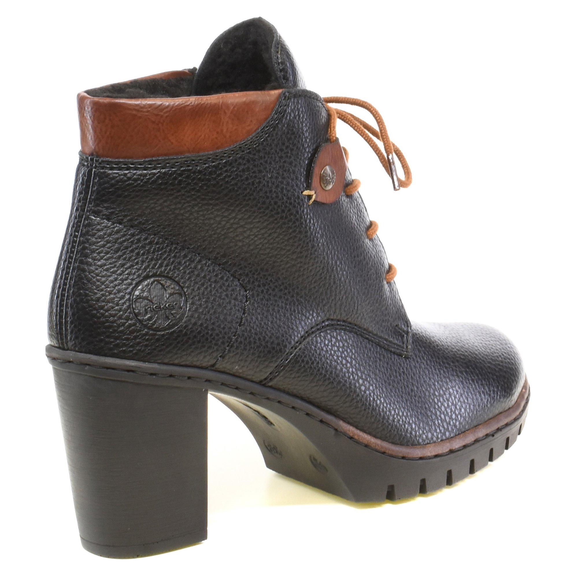 Черевики зимові жіночі Rieker р. 38 Чорний (013546-38) - фото 2