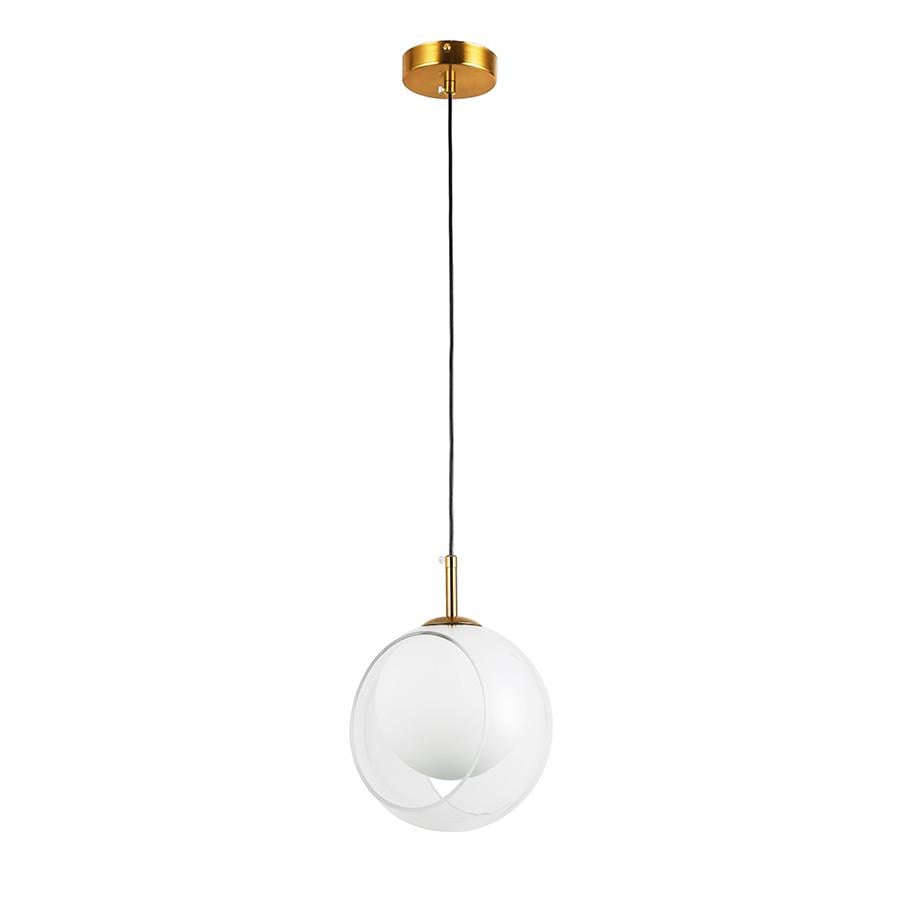 Підвісний світильник 800P3309-1 CL/WH E27 Прозорий/Білий