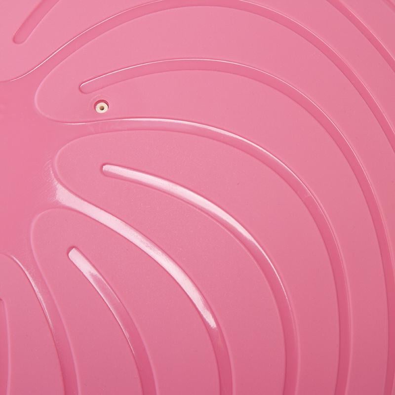 Полусфера для фитнеса с эспандерами Zelart BOSU MINI SPOINT FI-1936 Черный/Розовый (DR004893) - фото 3