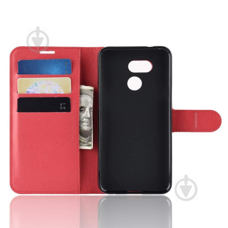 Чехол-книжка Litchie Wallet для HTC Desire 12s Red (hub_QMWj87033) - фото 3