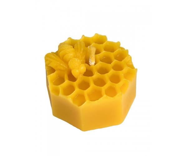 Свеча восковая Пчела на сотах 3,5х5 см