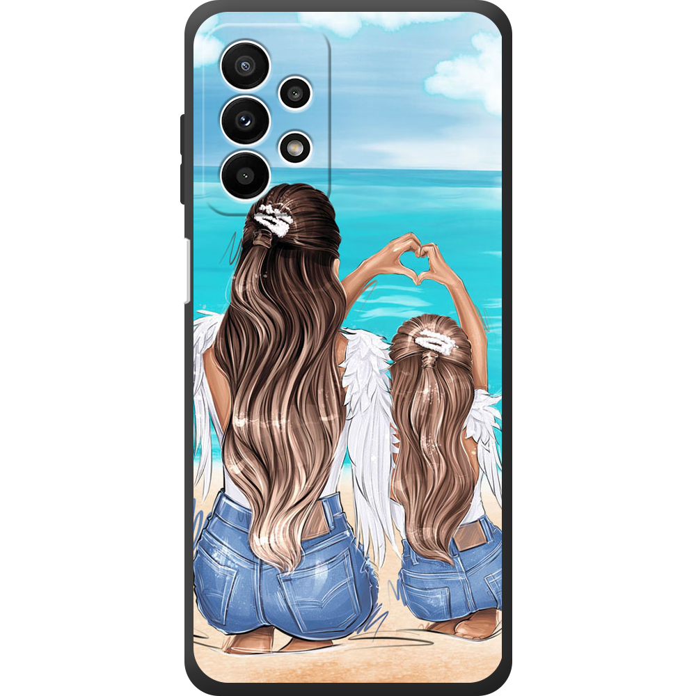 Чехол BoxFace Samsung Galaxy A23 (A235) Family Vacation Черный силикон (44373-up2380-44388)