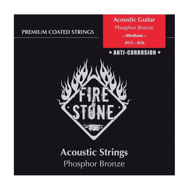 Струны для акустической гитары Fire&Stone Coated Phosphor Bronze 13-56 (G-665630)