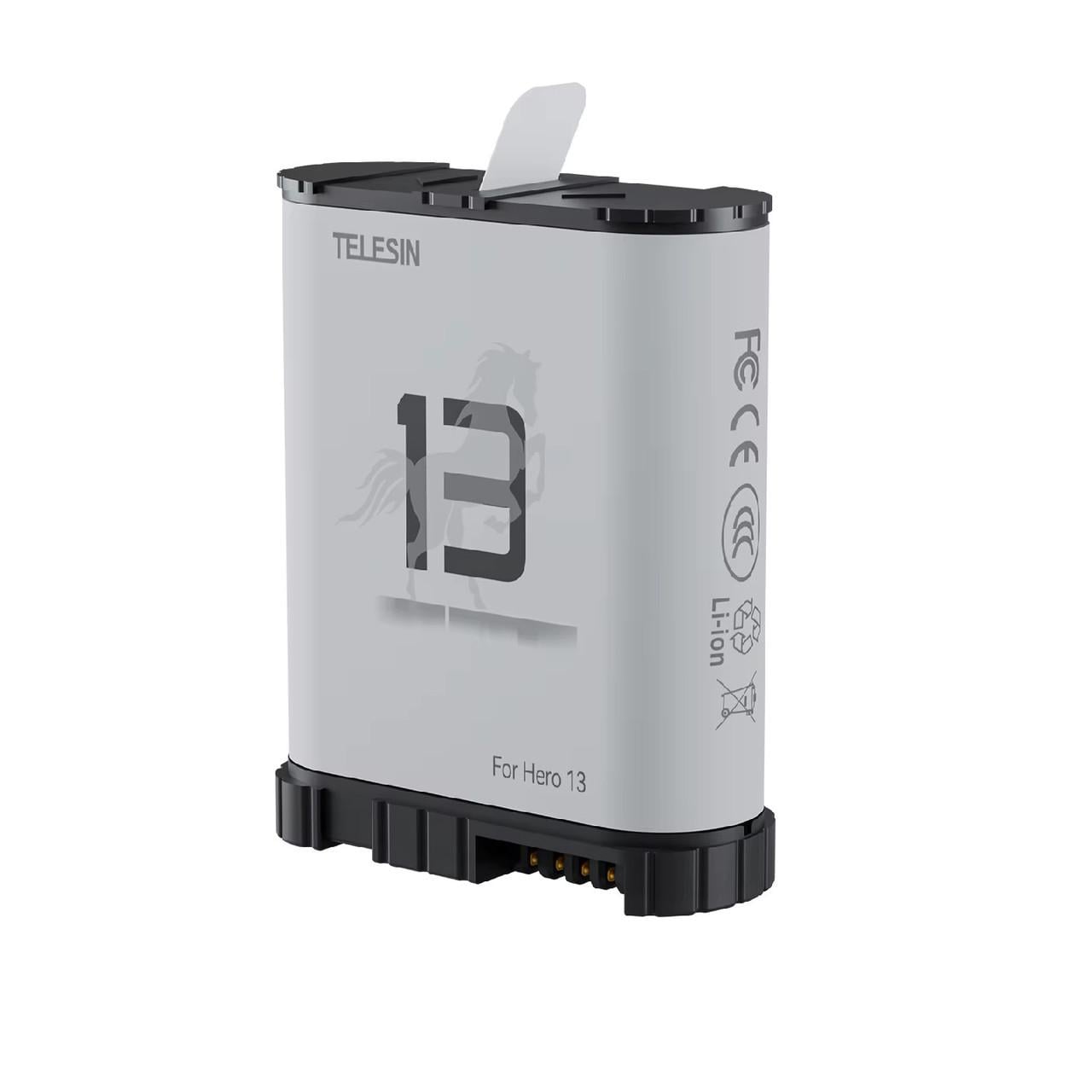 Аккумулятор Telesin Stamina S0-BTR-04-TGP cp для GoPro 13 морозостойкий улучшенный (2459194891)