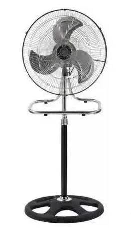 Вентилятор Wimpex 1807 3в1 напольный настольный настенный охладитель с 3 скоростями Черно-серебристый (WX-1807)