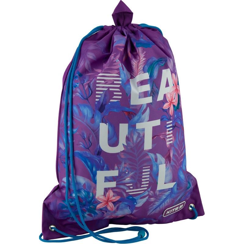 Сумка для обуви KITE Education Beautiful tropics 46x33 см Фиолетовый (K20-600M-15)