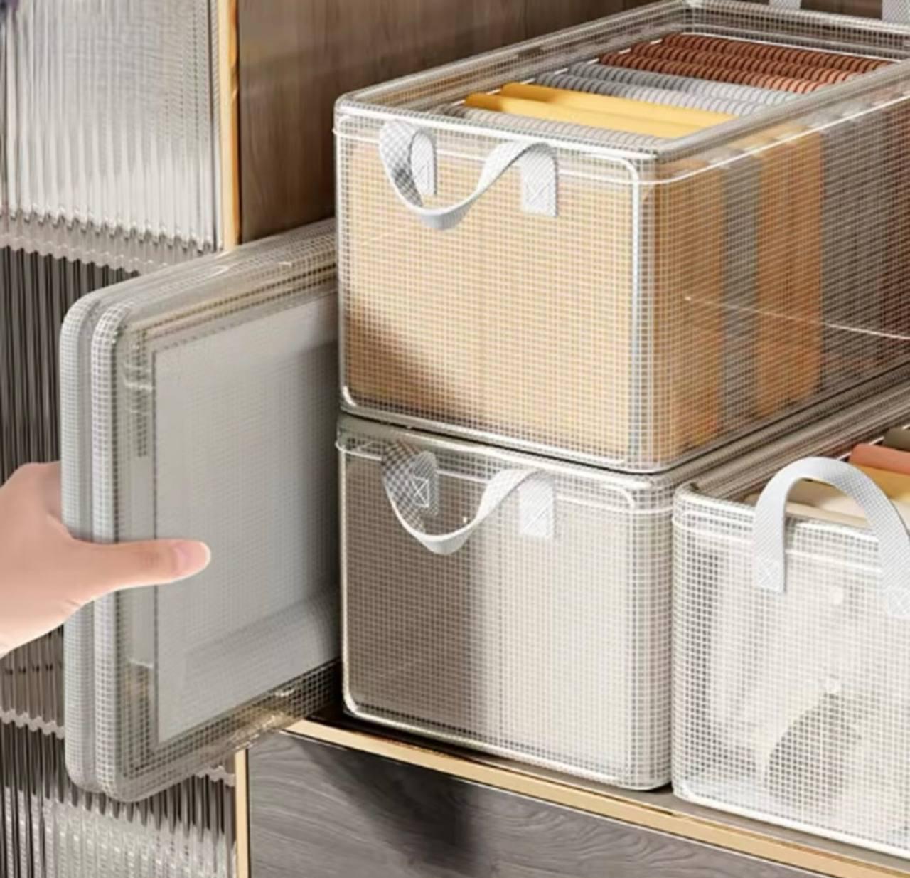 Органайзер для одягу Коробка Storage basket 30х24х16 см (bc6e02db) - фото 2 Органайзер для одягу Коробка Storage basket 30х24х16 см (bc6e02db) - фото 2