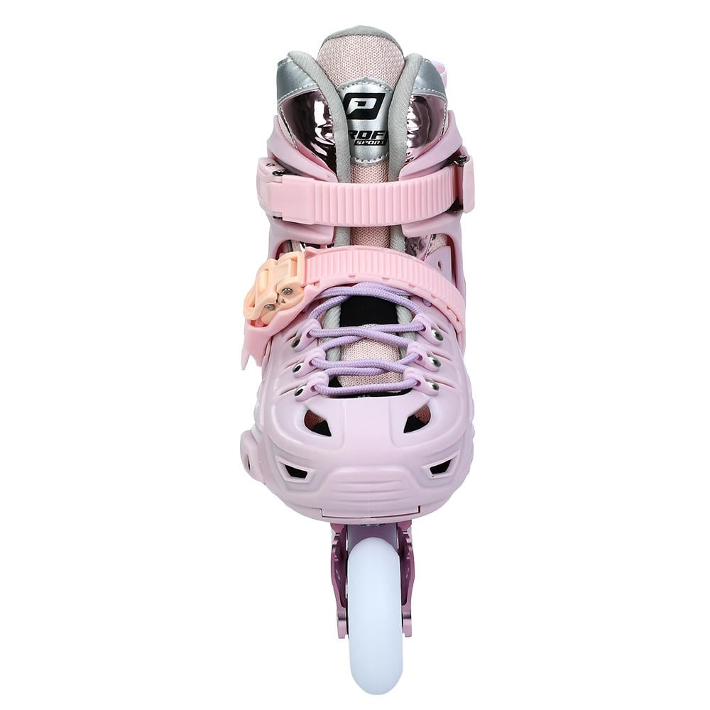 Роликові ковзани дитячі розсувні A4155-L-P р. 39-42 - фото 4