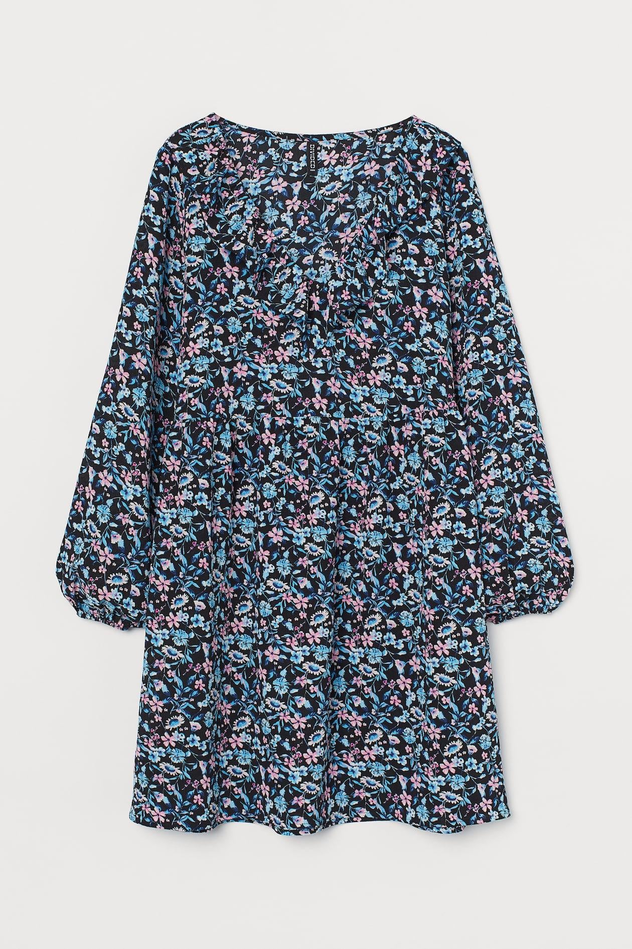 Сукня H&M L Чорно-блакитний (X2103919140)