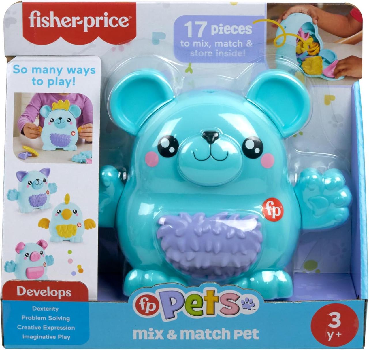 Игрушка-конструктор развивающая Fisher-Price Preschool Pets Mix N Matchimals (2589866053) - фото 3 Игрушка-конструктор развивающая Fisher-Price Preschool Pets Mix N Matchimals (2589866053) - фото 3