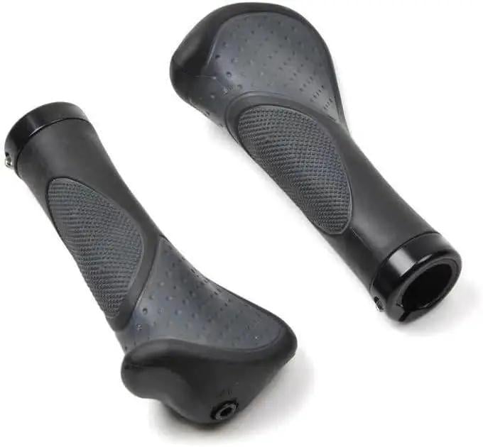 Грипси для велосипеда Giant анатомічні з замками Чорно-сірий (21773214)