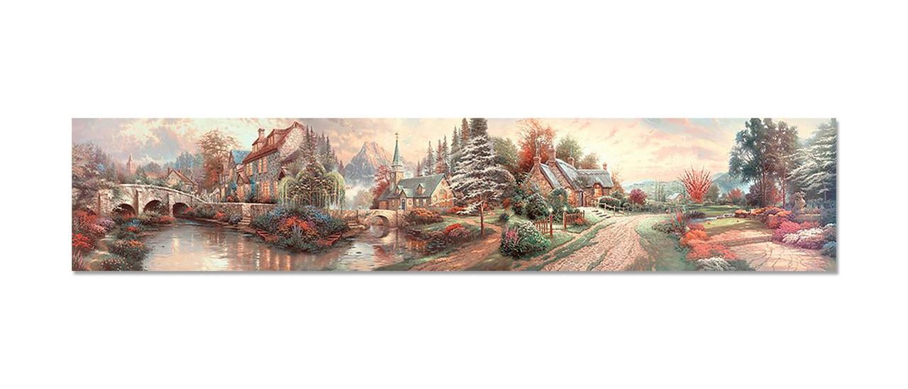 Наклейка виниловая 3D Zatarga Домики 600х3000 мм (1224271206)