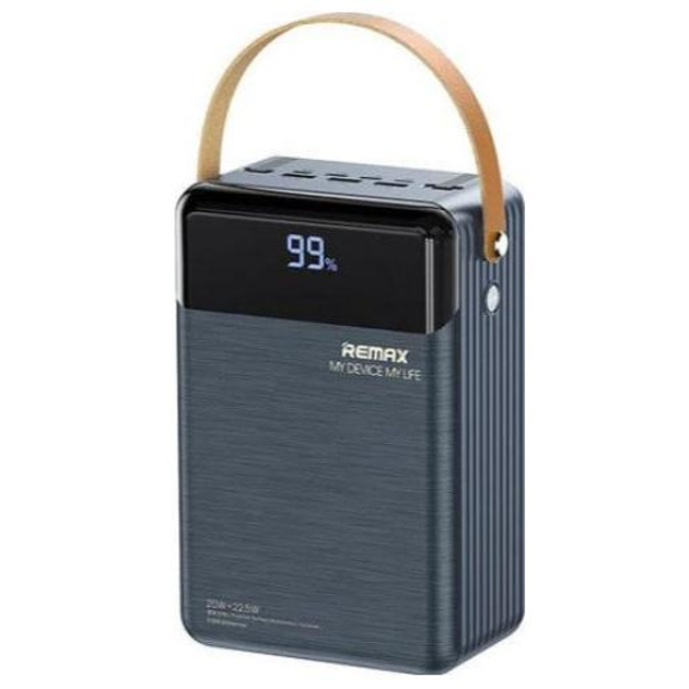 Повербанк Remax RPP-566 80000 mAh 3USB Type-C Lighting Чорний (38805)