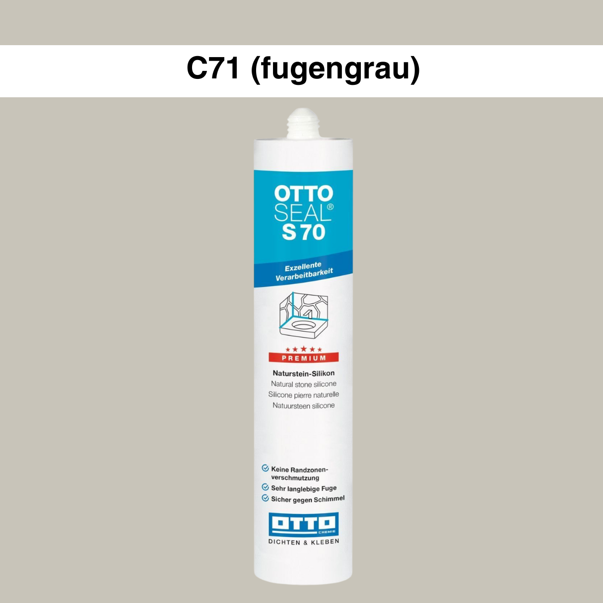 Герметик силиконовый OTTOSEAL S70 С71 (S70C71) - фото 2 Герметик силиконовый OTTOSEAL S70 С71 (S70C71) - фото 2