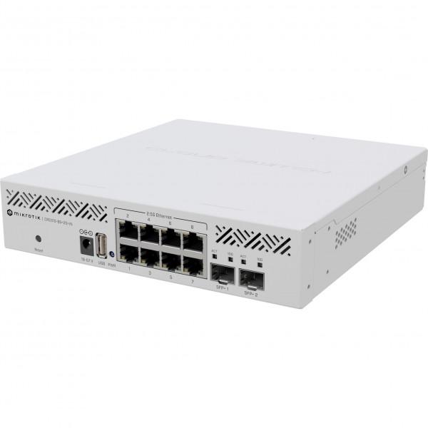 Коммутатор MikroTik CRS310-8G+2S+IN 32 Мб 10 портов SFP управляемый Белый (580530) - фото 2