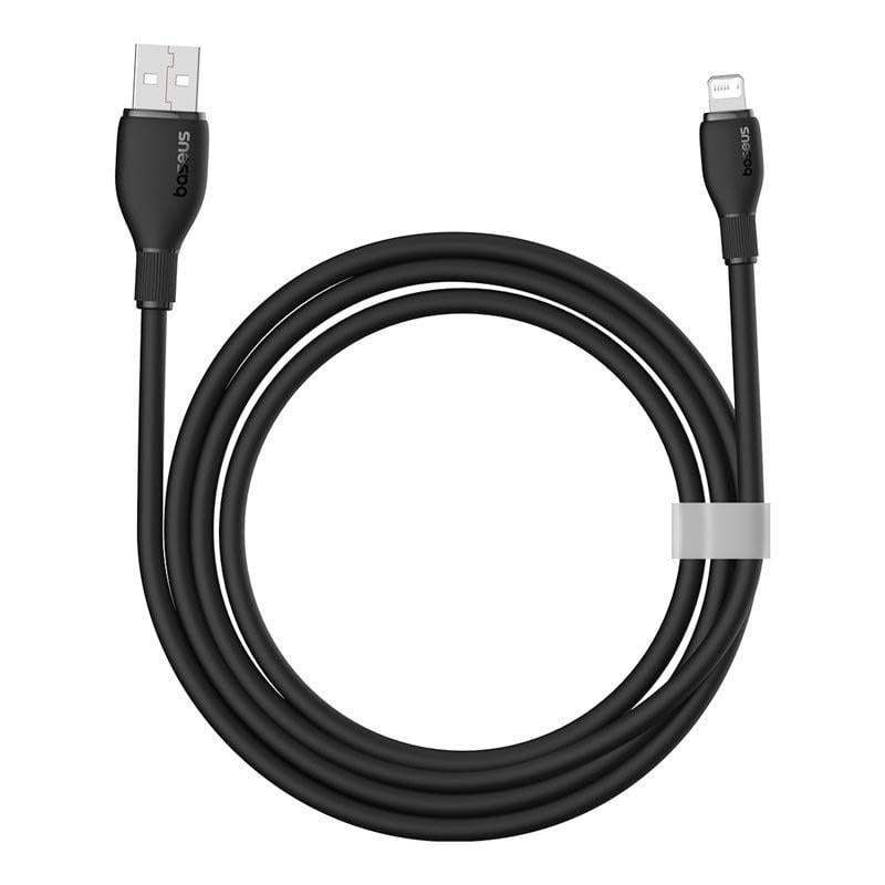 Кабель для зарядки і передачі даних Baseus Lightning Pudding Series Fast Charging Cable 2м Чорний (P10355700111-01) - фото 4 Кабель для зарядки і передачі даних Baseus Lightning Pudding Series Fast Charging Cable 2м Чорний (P10355700111-01) - фото 4