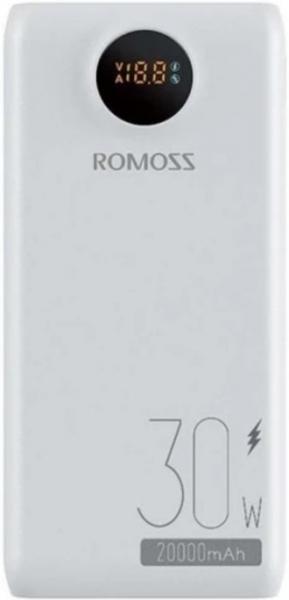 Повербанк Romoss SW20SPro 20000 mAh 30W Белый (PSW20-392-1133H) Повербанк Romoss SW20SPro 20000 mAh 30W Белый (PSW20-392-1133H)