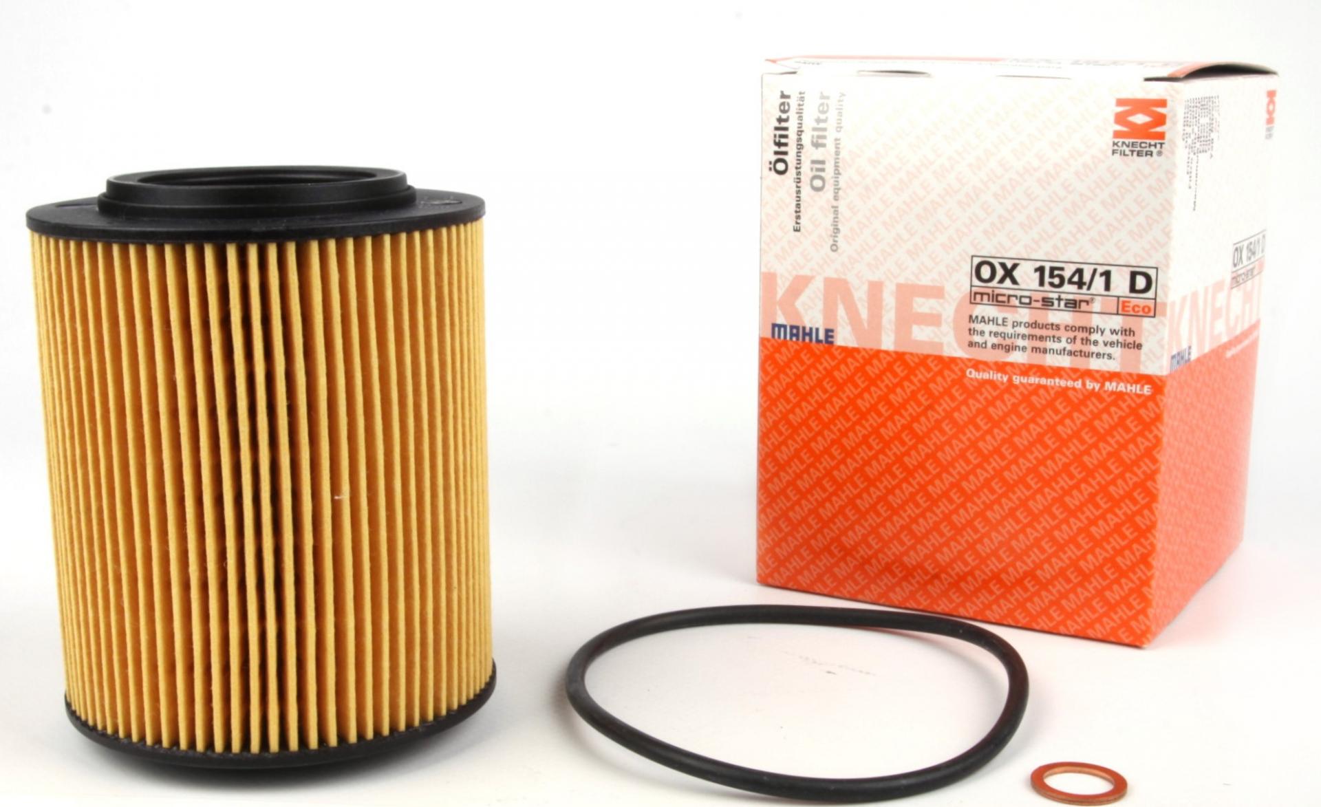 Фильтр масляный KNECHT для BMW 3 E36/E46/5 E39/E60/E61/7 E38/E65/E66/E67 (OX 154/1D)