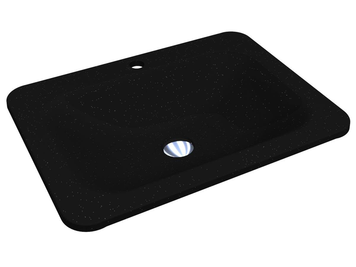 Умивальник Miraggio California Mirastone Black