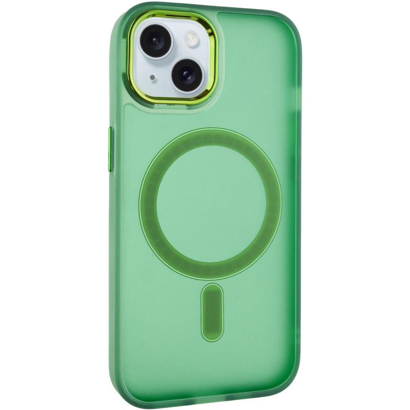 Противоударный Чехол TPU+PC Lily with MagSafe для Apple iPhone 13 (6.1") Army Green