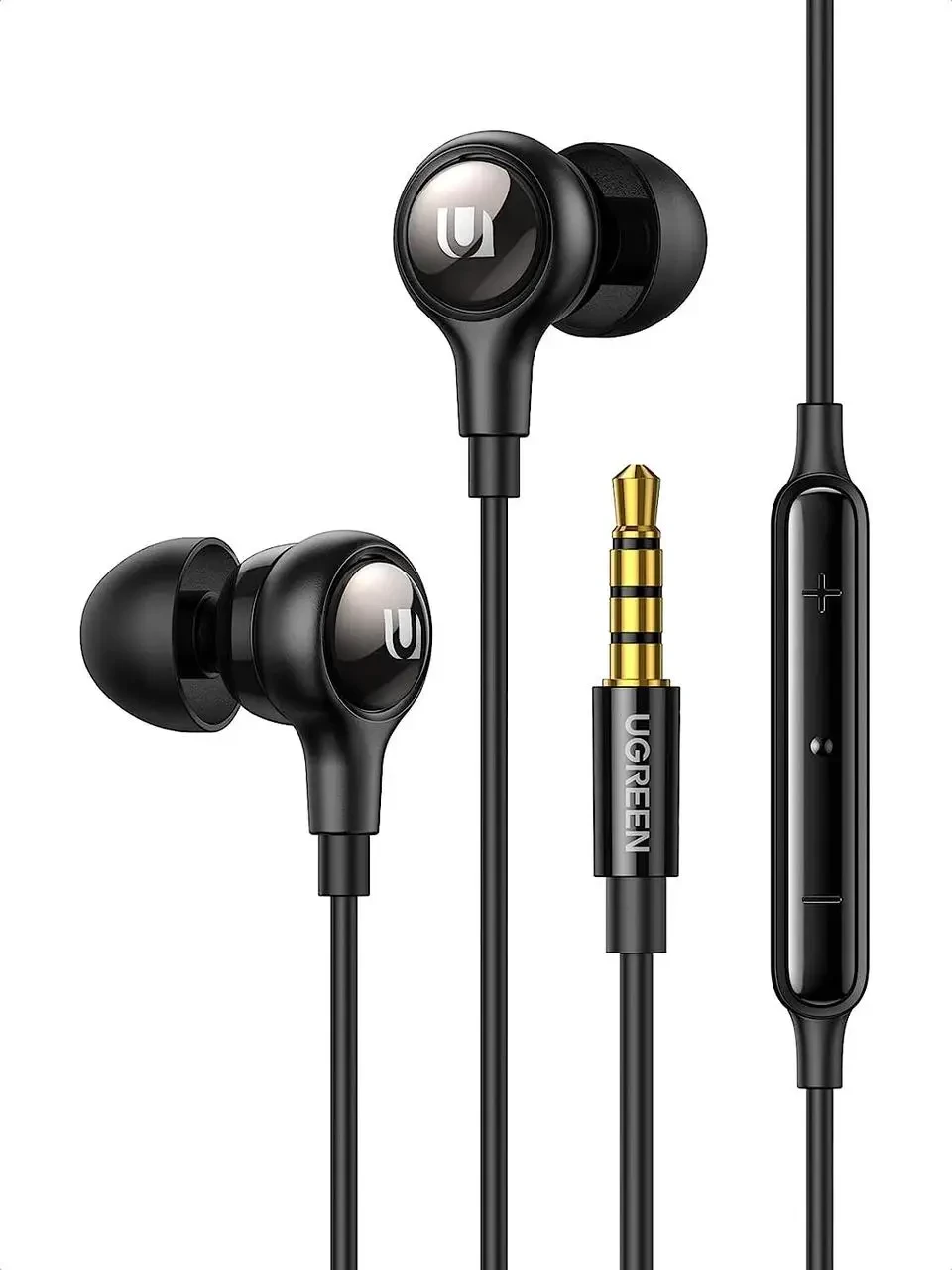 Наушники UGREEN HiTune EP103 проволочные 3.5 мм Черный (2564428113)