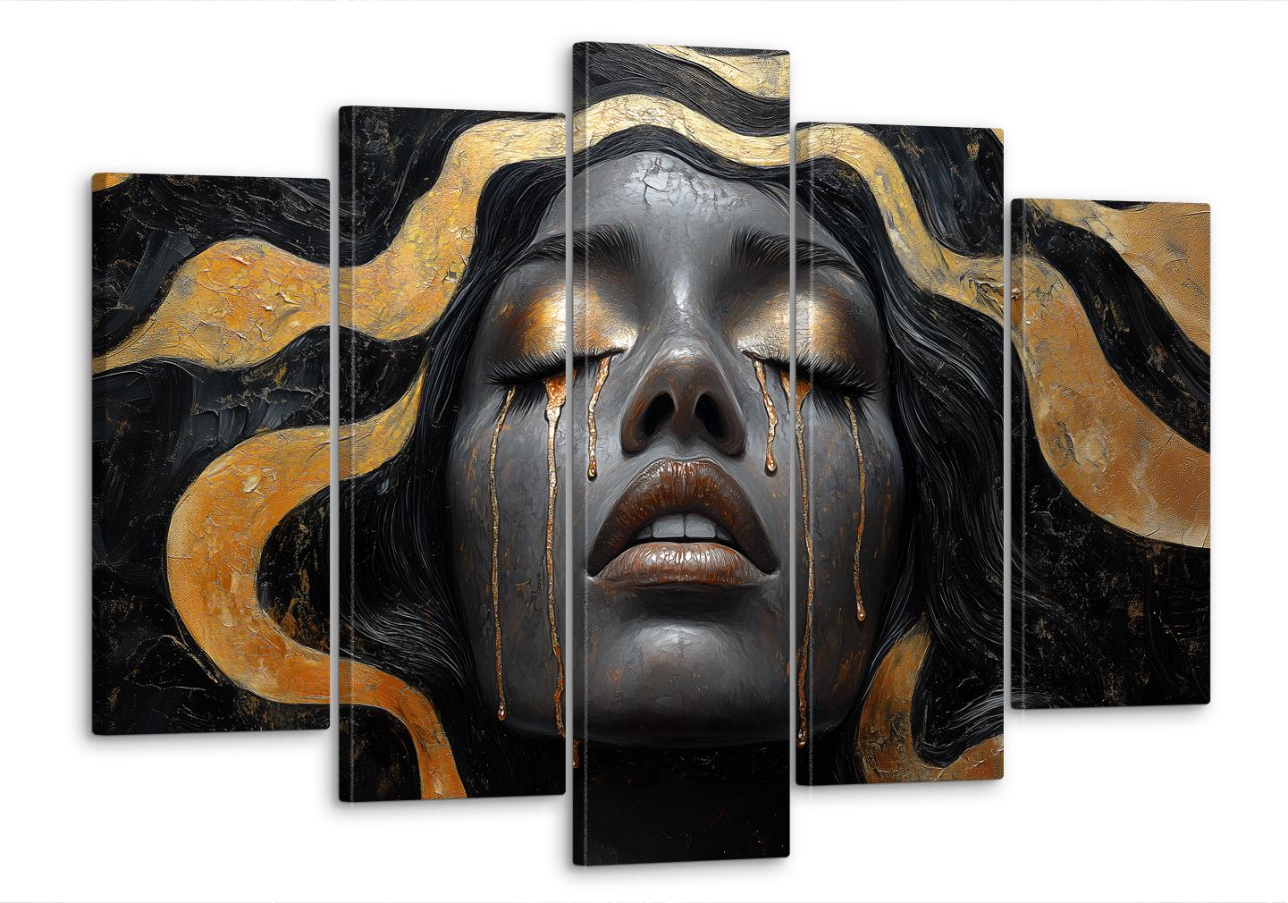 Картина модульная MAKO золотые слезы 80x125 см (MK50559)