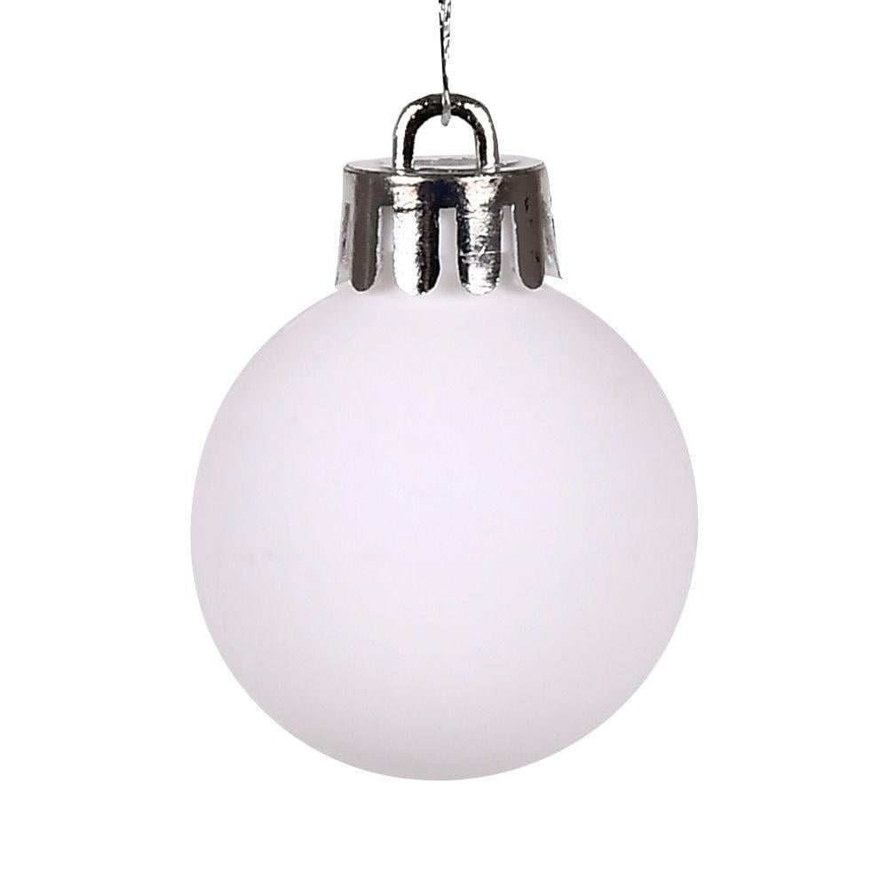Кулька ялинкова Мат 6 см 100 шт. White