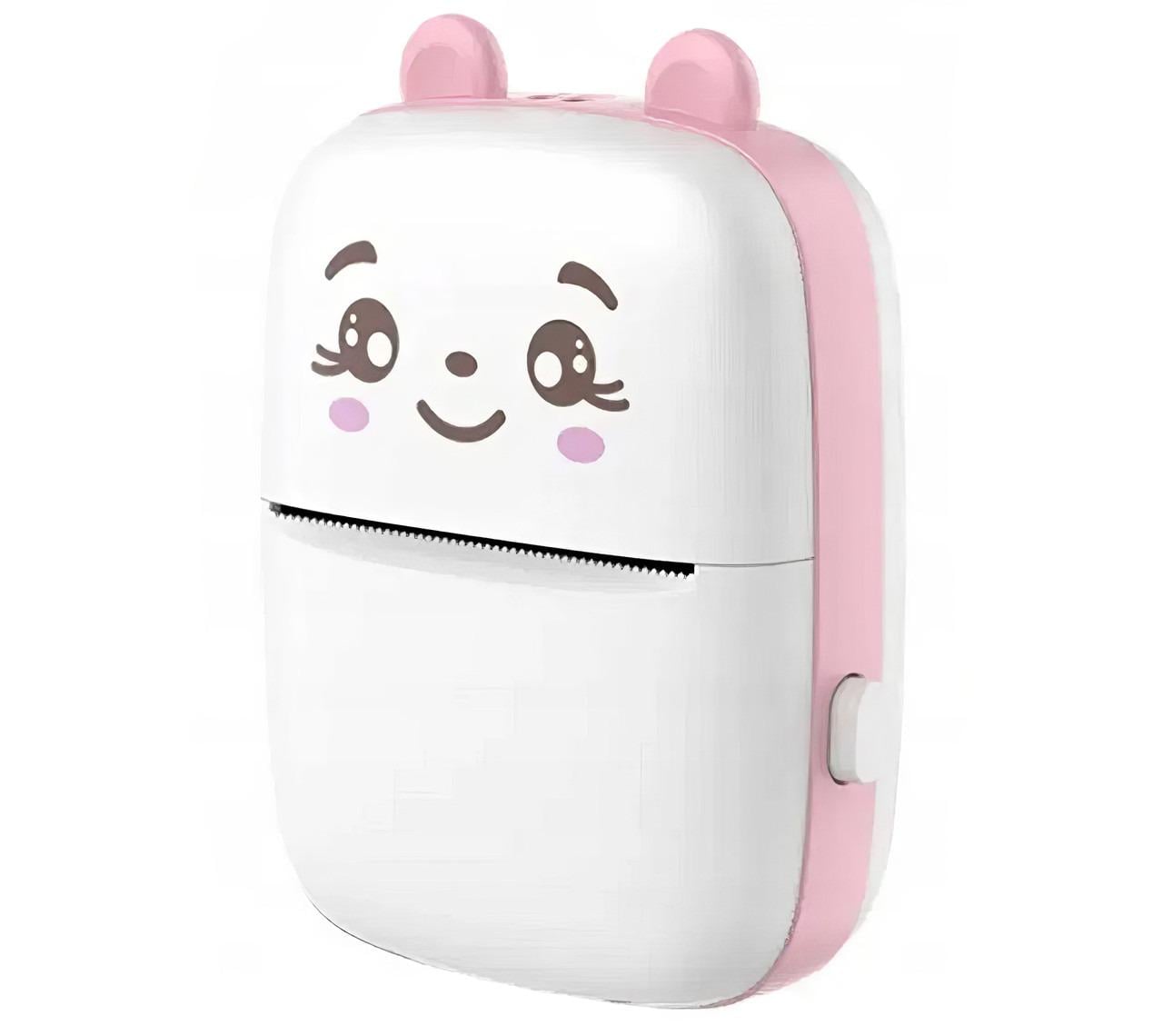 Принтер детский портативный Mini Printer Розовый (20516158)
