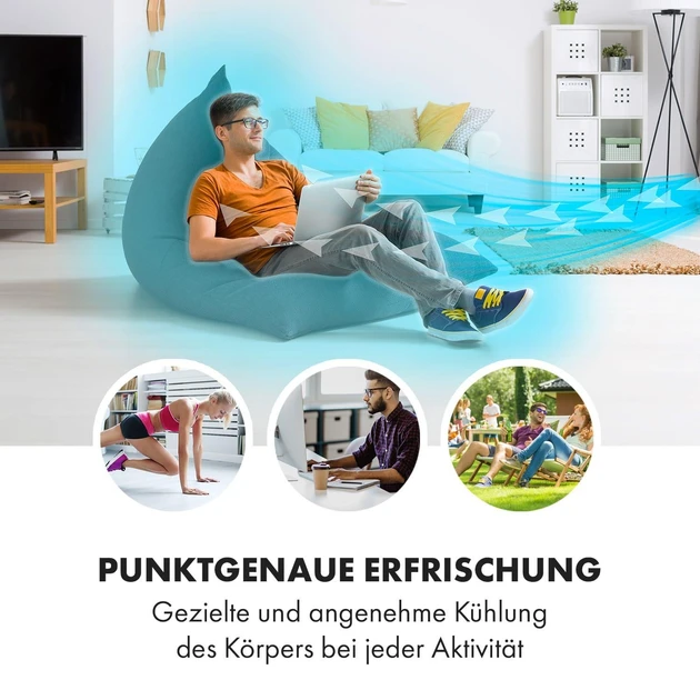 Охолоджувач повітря KLARSTEIN Cooler Rush 3в1 132 м³/год (10035825) - фото 4 Охолоджувач повітря KLARSTEIN Cooler Rush 3в1 132 м³/год (10035825) - фото 4