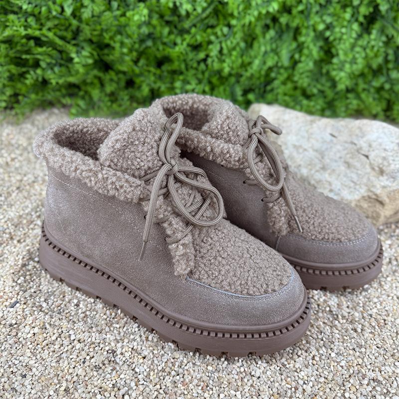 Черевики жіночі замшеві на шнурівці Е-0080219-2 p. 38 24,5 см Сірий (114072640) - фото 3 Черевики жіночі замшеві на шнурівці Е-0080219-2 p. 38 24,5 см Сірий (114072640) - фото 3