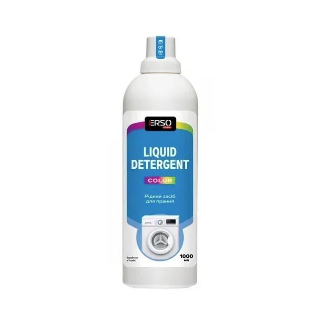 Стиральный порошок для цветных вещей Ersochem Liquid Detergent Color жидкий 1 л (eldtc1)