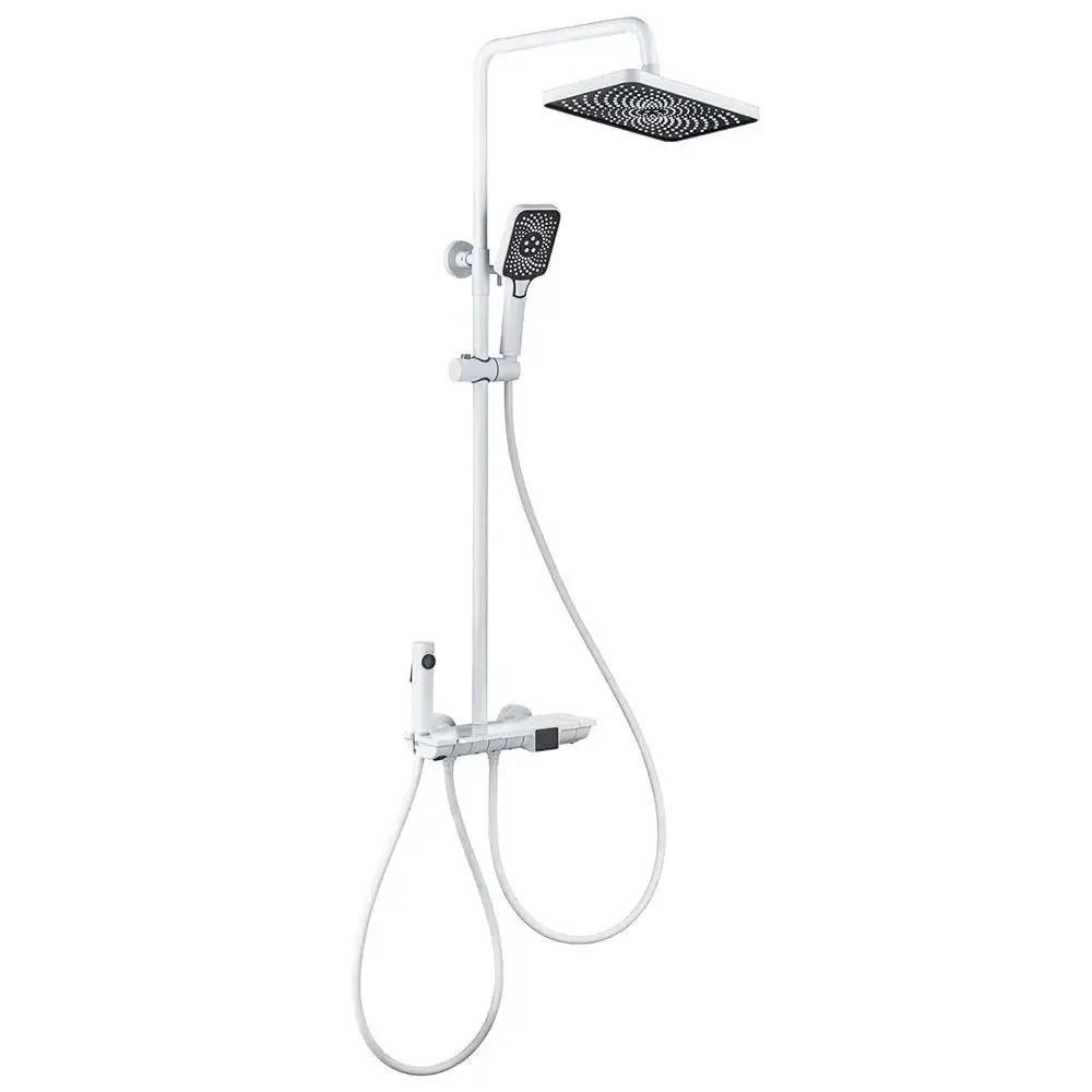 Душова система Shower Kraft А401 з тропічним душем 4в1 White (3_05844)