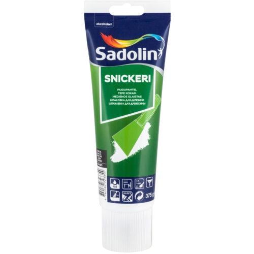 Шпаклевка Sadolin Snickeri для внутренних работ 375 г Белый