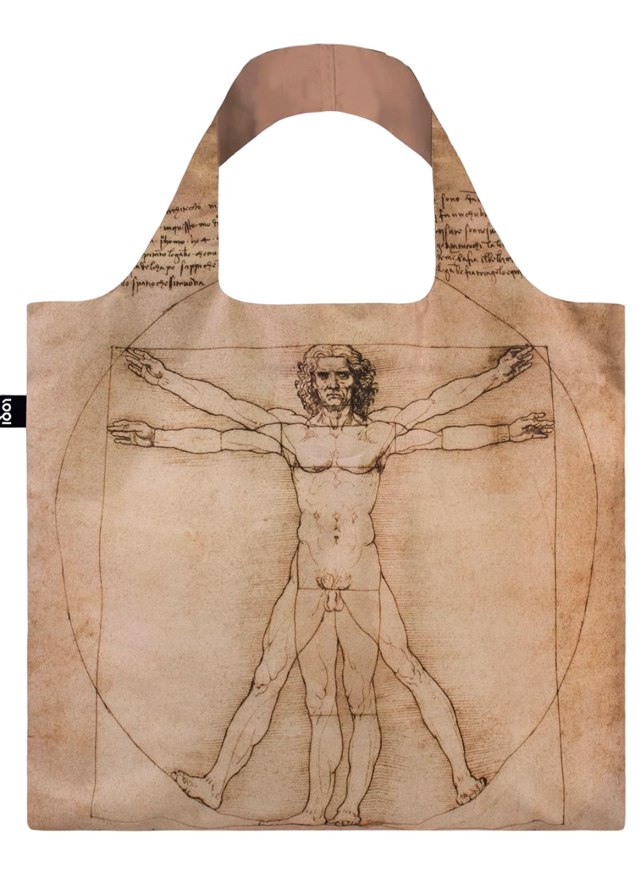 Сумка-шоппер Loqi Leonardo Da Vinci The Vitruvian Man (LV.PH)