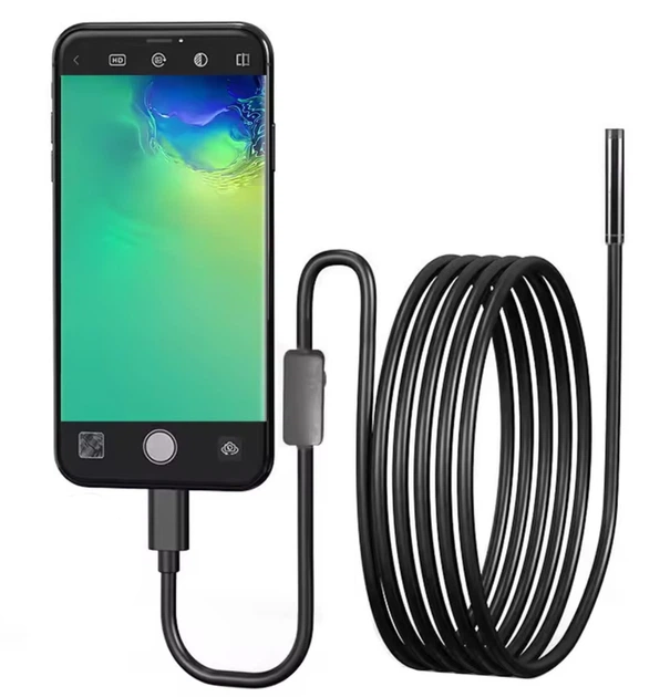Эндоскоп uSB с камерой 5,5 мм 2 м для Android и Type-C Эндоскоп uSB с камерой 5,5 мм 2 м для Android и Type-C